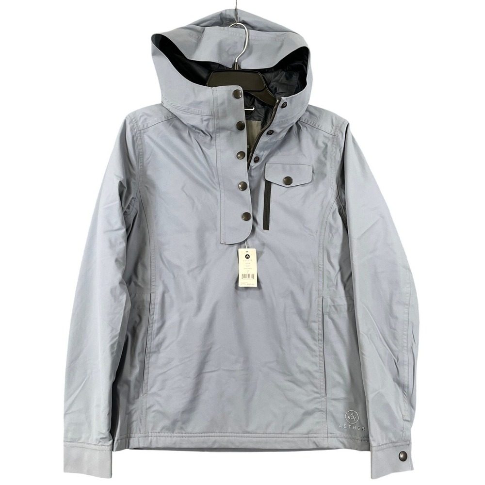 Aether Apparel Anorak Womens 2 Slate Blue Insulated Hooded Outdoor Jacket